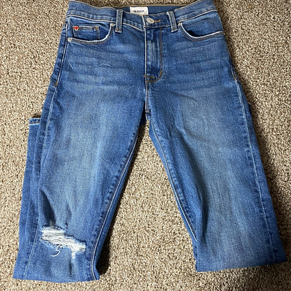 Hudson Light Wash Denim Jeans